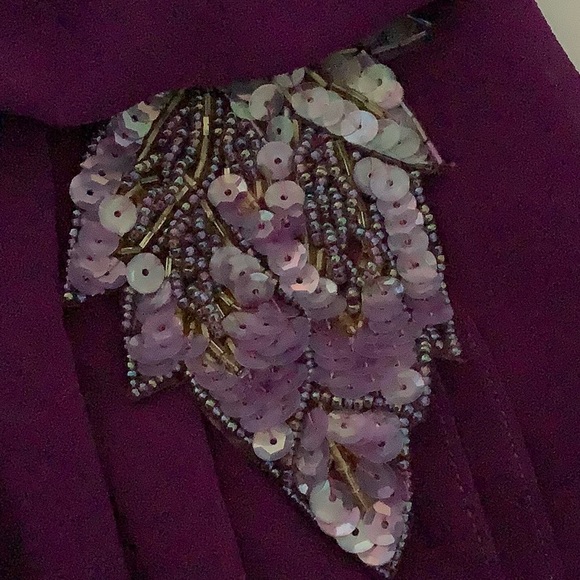 Vintage like new 80s blouson dress Ursula of Switzerland 2 4 6 xs s magenta - Picture 10 of 10